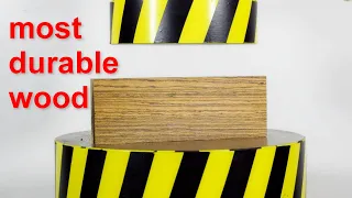 HYDRAULIC PRESS VS STRONGEST WOOD