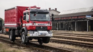 POŽÁRY.cz: Nové technické Renaulty HZS SŽDC umí jezdit jako vlak