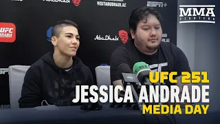 UFC 251: Jessica Andrade Media Day Scrum - MMA Fighting