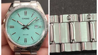 HOW TO RESIZE CASIO TIFFANY BRACELET | MTP 1302 LINKS REMOVE