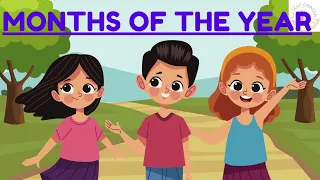 "Discover the Months with Joyful Rhymes |Preschool Fun" "the Monthly Fun! | Rhymes for Preschoolers"