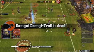 Blood Bowl 2. Орки - Гномы. Разбор ладдерной игры.