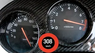 1200HP Toyota Supra 2jz HUGE TURBO Acceleration 0-300