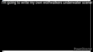 making my own wolfwalkers underwater scene!