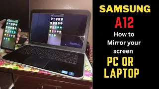 Samsung Galaxy A12 | How to Mirror Your Screen PC or laptop