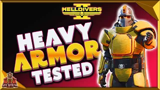 Helldivers 2 How Good Is Heavy Armor Since The Update - Testing Heavy Armor Is It Worth It