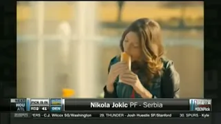 WHEN JOKIC WAS PICKED 41ST DURING A TACO BELL COMMERCIAL