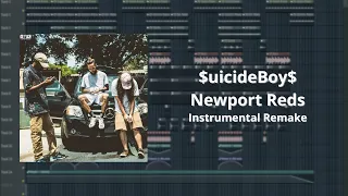 $uicideBoy$ - Newport Reds FL Studio Instrumental Remake (reprod. by iBlazeManz)
