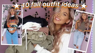 10 CASUAL FALL OUTFITS *affordable & trendy* | fall fashion lookbook 2020 🍂