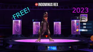 Indominus Rex Unlocked Without VIP Jurassic World The Game Free!! 2023