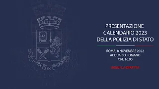 La presentazione del calendario della Polizia di Stato 2023