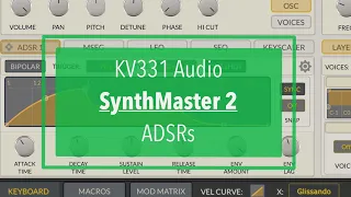 KV331 Audio SynthMaster 2 for iPad - Tutorial Part 4: ADSRs