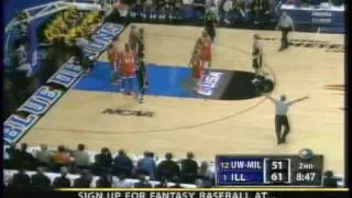 #1 Illinois vs #12 Wisconsin-Milwaukee Ncaa Tournament Sweet 16 2005 (Full Game)