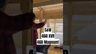 Shooting a S&W 460 magnum! 460xvr revolver #smithandwesson #bigbore #revolver #gun