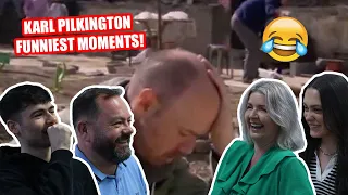 BRITISH FAMILY REACTS! KARL PILKINGTON Funniest Moments!
