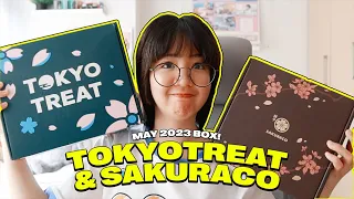 may 2023 box 🌸 · tokyotreat & sakuraco trying out japanese snack boxes! 😋 (with 5% off promo code!)