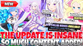 *BREAKING NEWS: BIGGEST CONTENT UPDATE EVER* Re:Zero Buff Info, Final Boss, ToT S5 (7DS Grand Cross)