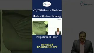 Palpation of Liver