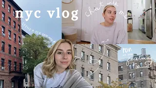 nyc vlog: let's chat, spend the week with me, working from home (pov you are facetiming me)