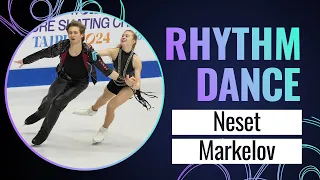 NESET / MARKELOV (USA) | Ice Dance Rhythm Dance | Taipei City 2024 | #FigureSkating