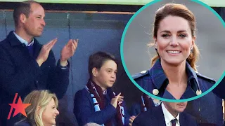 Prince George Cheers w/Prince William In FIRST Outing Since Kate Middleton Cancer News