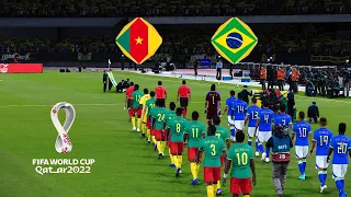 CAMEROON VS BRAZIL • FIFA WORLD CUP QATAR 2022 • eFootball PES 2021
