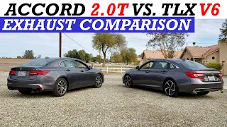 2020 Accord 2.0T vs. 2019 TLX SH-AWD 3.5 V6: Which Sounds Better?