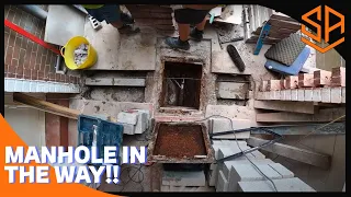 THERE IS A MANHOLE IN THE WAY !!..SHOCKING BOTCH JOB UTILITY REPAIR PART 2