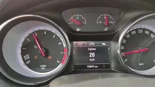 Opel Astra K 1.0 0-140kph acceleration