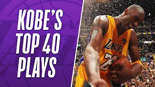 Kobe Bryant's TOP 40 Plays of His NBA Career!