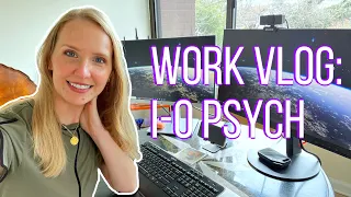 WORK VLOG:  Industrial-Organizational Psychology Consultant