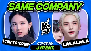 SAVE ONE DROP ONE KPOP SONGS: SAME COMPANY/LABEL - FUN KPOP GAMES 2024