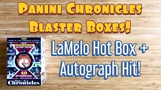 2020-21 Panini Chronicles NBA Basketball Blaster Box Break x2 - LaMelo Hot Box + Autograph Hit!