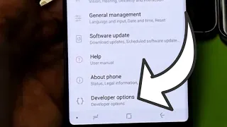 Enable/Disable Developer Options: ALL SAMSUNG GALAXY PHONES