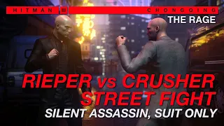 An Actual Street Fight - The Rage Elusive Target | Silent Assassin, Suit Only | HITMAN 3