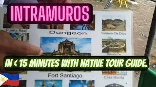 🇵🇭 Intramuros Tour in less than 15 minutes with native Filipino tour guide.