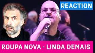 Roupa Nova - Linda Demais (Ao Vivo) singer reaction #roupanova