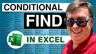 Excel - Highlighting School Athletes with Conditional Formatting in Excel & Excel - Episode 517