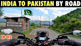 this ROAD goes to 🇵🇰PAKISTAN from INDIA🇮🇳 | Reached POONCH - the last TOWN of INDIA | Day-2