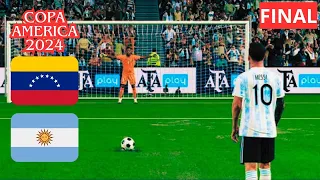 Venezuela vs Argentina - FINAL - Penalty Shootout | Copa America 2024 | Football PES | PES 21