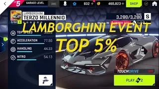 Asphalt 9: Legends| Race for Top 5% in  Lamborghini event