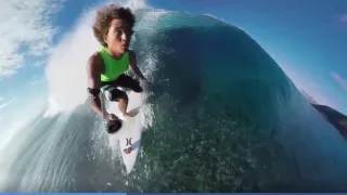 Tahiti Surf VR with gopro