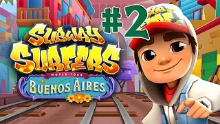 Subway Surfers Обновление Буэнос-Айрес Бегалка Игра как мультик Сабвэй Серферс