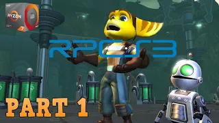 2021 RPCS3 Ratchet and Clank Tools of Destruction Playthrough Part 1