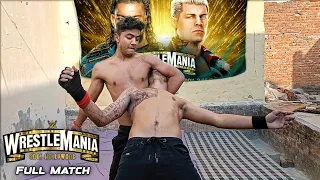 WWE - Cody Rhodes vs Roman Reigns WrestleMania 39 Full Match | Backyard Wrestling