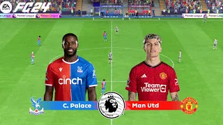 FC 24 | Crystal palace vs Manchester United - Premier League English Season - PS5™ Gameplay