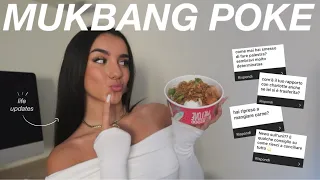 MUKBANG POKE ✨ perchè non vado più in palestra? esame uni rifiutato? come lavorare per subdued?