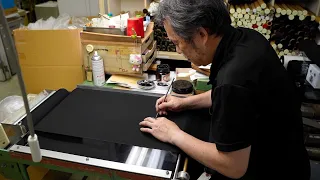 Amazing Japanese kimono dye it black Process! Technology to pursue the world's best black color!