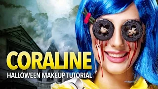 Coraline cosplay makeup and prop tutorial