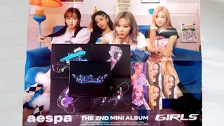 Unboxing aespa 에스파 2nd Mini Album Girls 걸스 (Digipack Version)